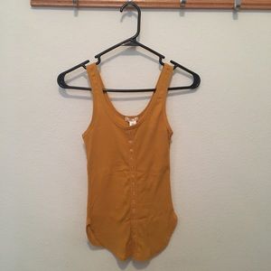 Bozzolo Yellow Tank Top